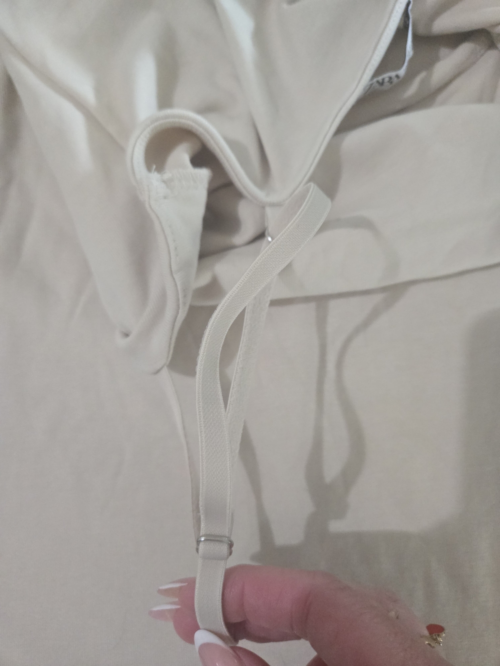 Zara Classic Tan Bodycon Tank Dress - Women's Spaghetti Strap Dress - Picture 5 of 5
